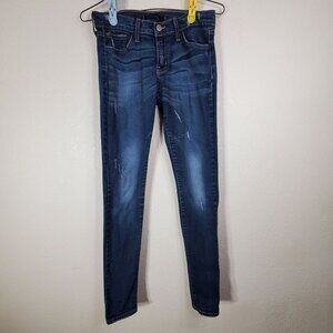 Flying Monkey Platinum Stretch Skinny Jeans Womans Size 28 Blue Denim Low Rise